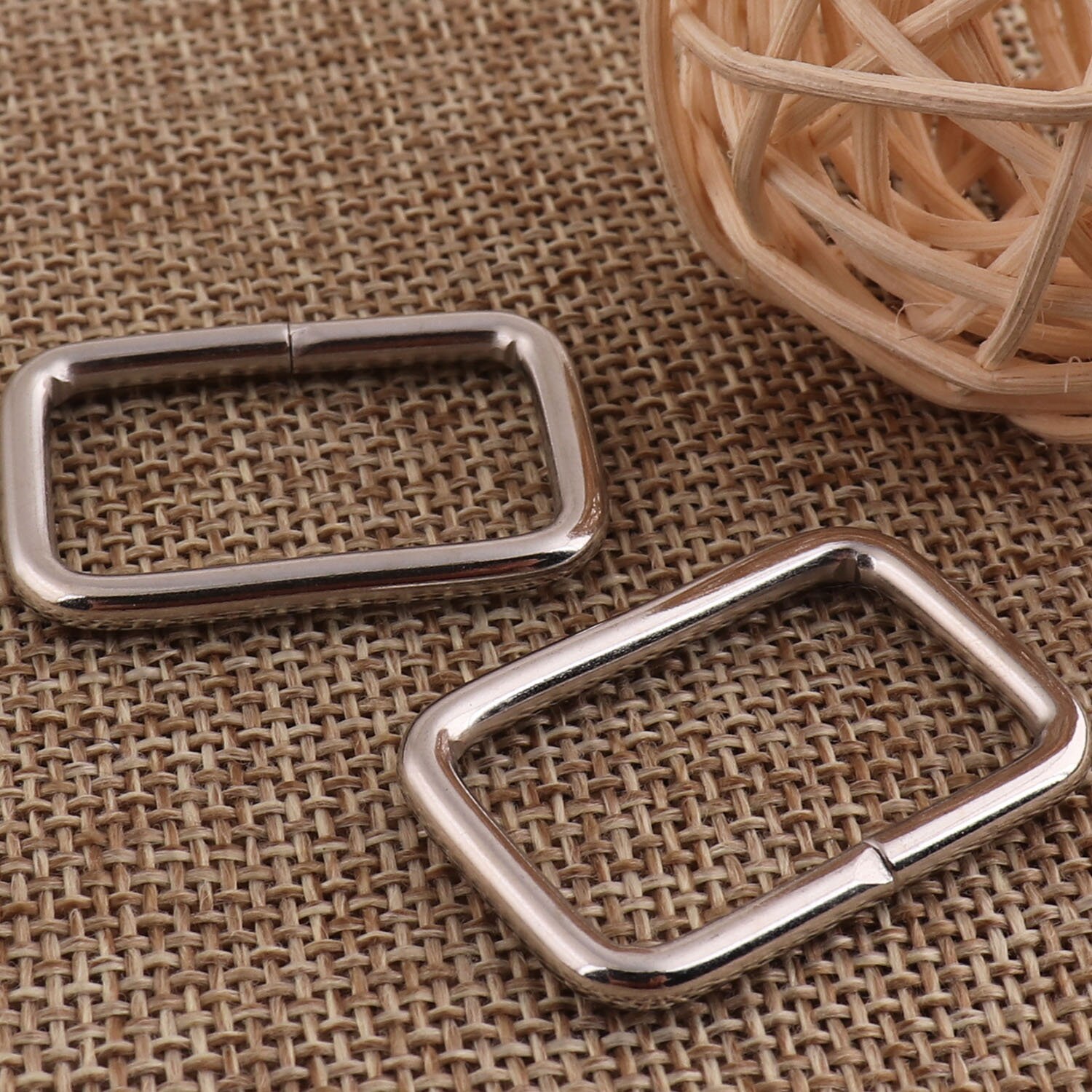 20 PCS Silver Rectangle Rings1 bag rings Square Rings Etsy