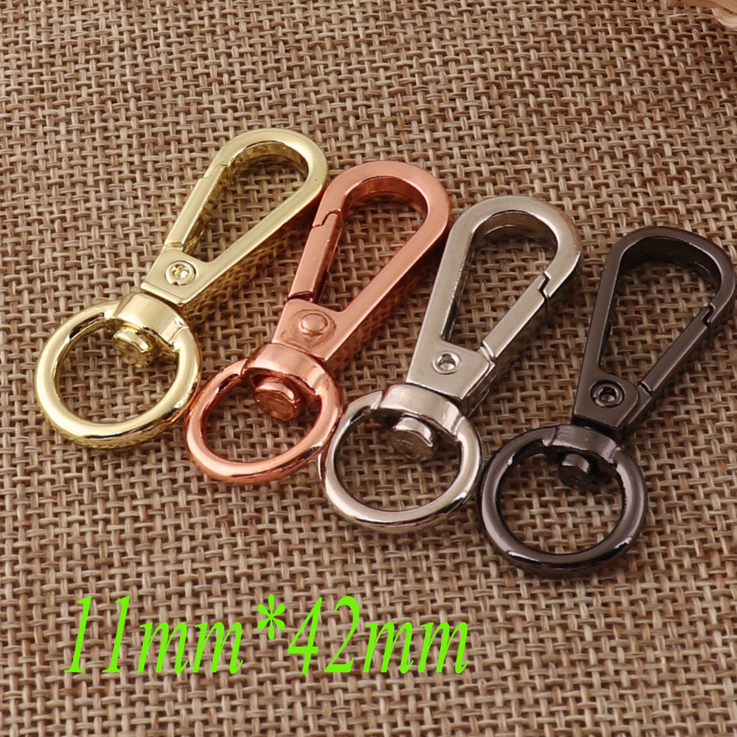 2-4-10 Pcs Swivel Snap Hooks,25mm Inner,metal Swivel Buckle,swivel  Clasp,black/silver/gold/bronze for Bag Strap Supplies 