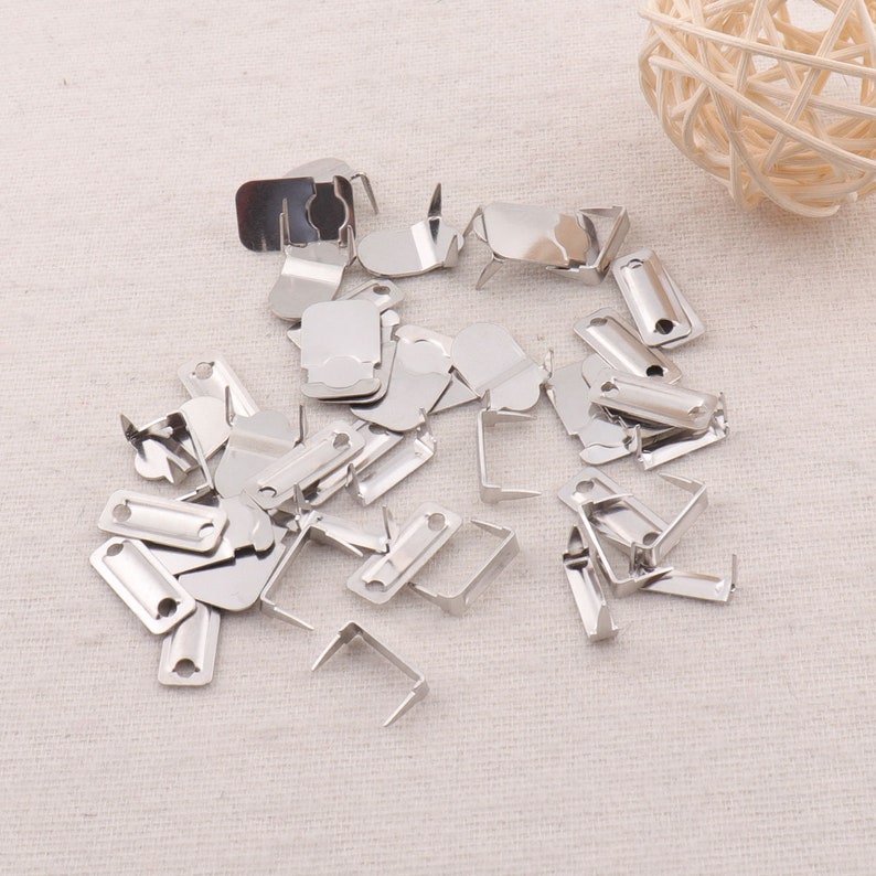 3/418mmsilver Trousers Skirts Bars Fasteners Hook Eye Etsy