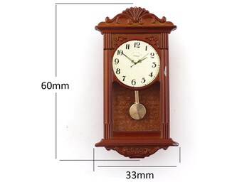 Orologio A Forma Di Teiera Per Casa Delle Bambole - Miniatura Scala 1:12 Per Cucina O Sala Da Pranzo