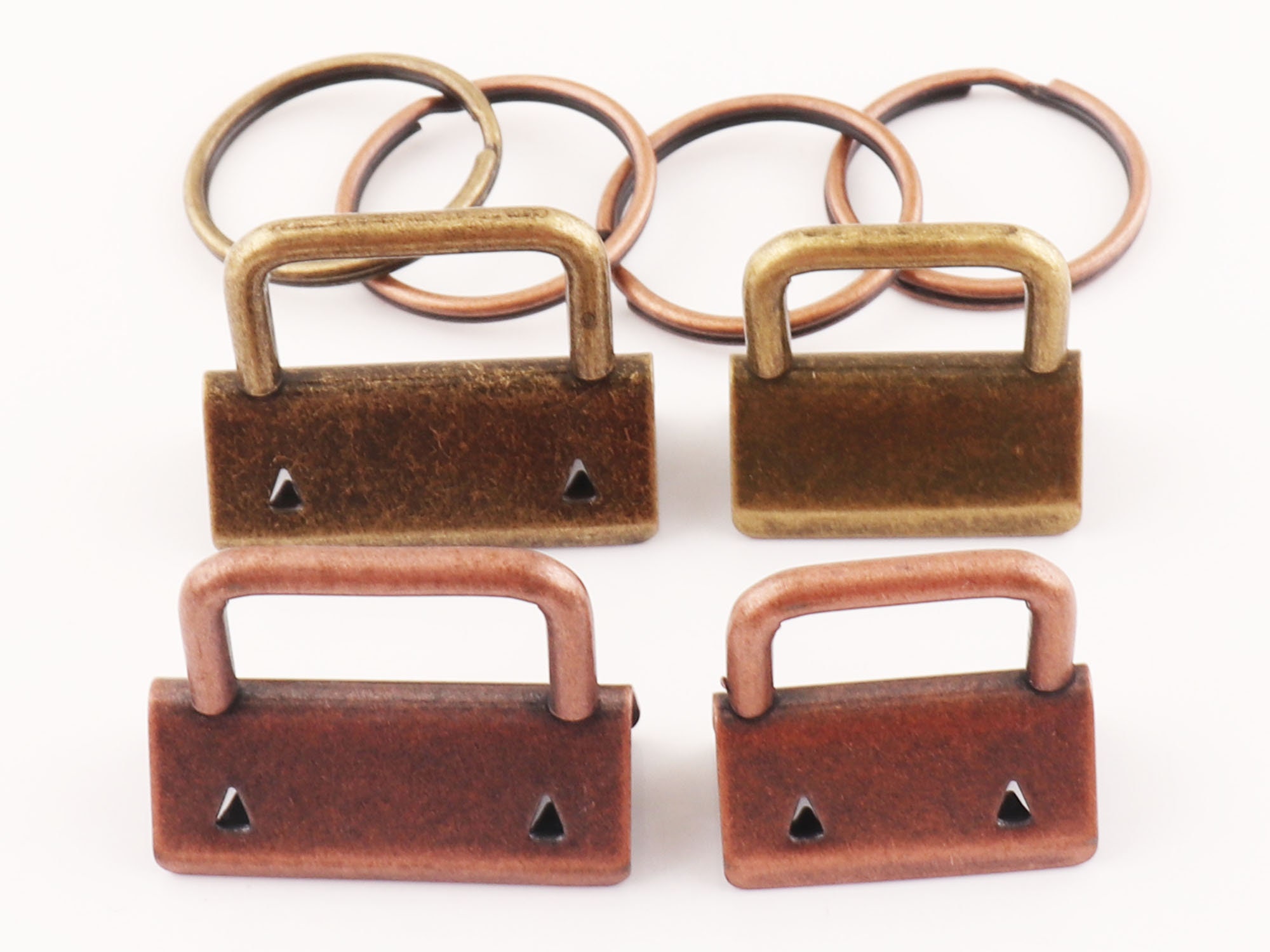 25 sets Antique Copper/Antique Bronze Key Fob Hardware with Etsy