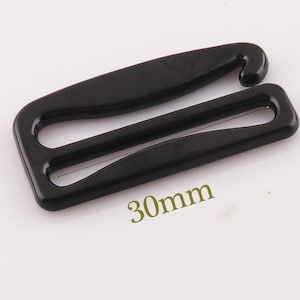 2-10pcs Black Metal G buckle,G hooks Strap Slider Hooks ZINC Alloy G-Hook,Slide Buckles Strap Fasteners Bag buckles,Handbag-Wholesale -30mm