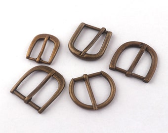 Antique Bronze Buckle,pin buckle Fasteners Belt Buckle,Square Center Bar Buckles Bag Straps Shoe buckle-16mm/20mm/25mm(10pcs)
