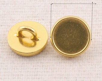 20 Pcs,metal Buttons,7/16