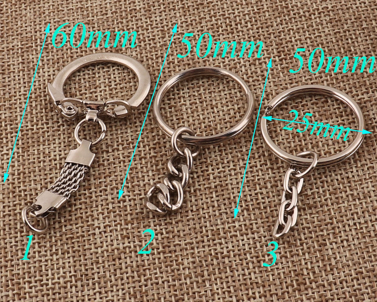 小物 silver925 key chain Amazon.com: Solid 925 Sterling Silver Men's Brushed and Key Chain