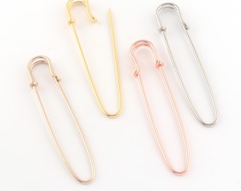 300 Spille Di Sicurezza Colorate A Forma Di Lampadina/Pera - 10 Colori Assortiti Per Cucito, Fai Da Te, Artigianato, Segnapunti
