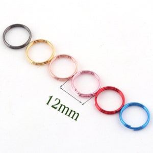100 Stück Schlüsselringe 12mm Farbe Gold Schlüsselring Split Key Ring Schlüssel 100 Stück Schlüsselringe 12mm Farbe Gold Schlüsselring Split Key Ring Schlüssel