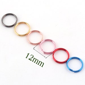 200pcs Stainless Steel Split Rings, Double Rings, Split Jump Rings