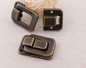 1" Ancient Bronze Belt Buckle,Fasteners Set Strap Buckle Buckles Bag Luggage-2 sets(FK4)