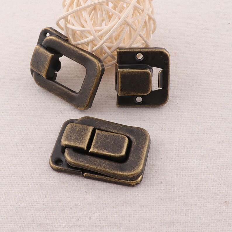 FK4 1 Ancient Bronze Belt Buckle,Fasteners Set Strap Buckle Buckles Bag Luggage-2 sets