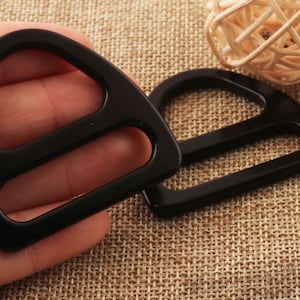 38mm Black Triangle Slide Buckles,6 PCS Metal Bag Luggage Straps Belt Buckle,Purse Buckles Handbag Bag buckles-Wholesale(BK53)