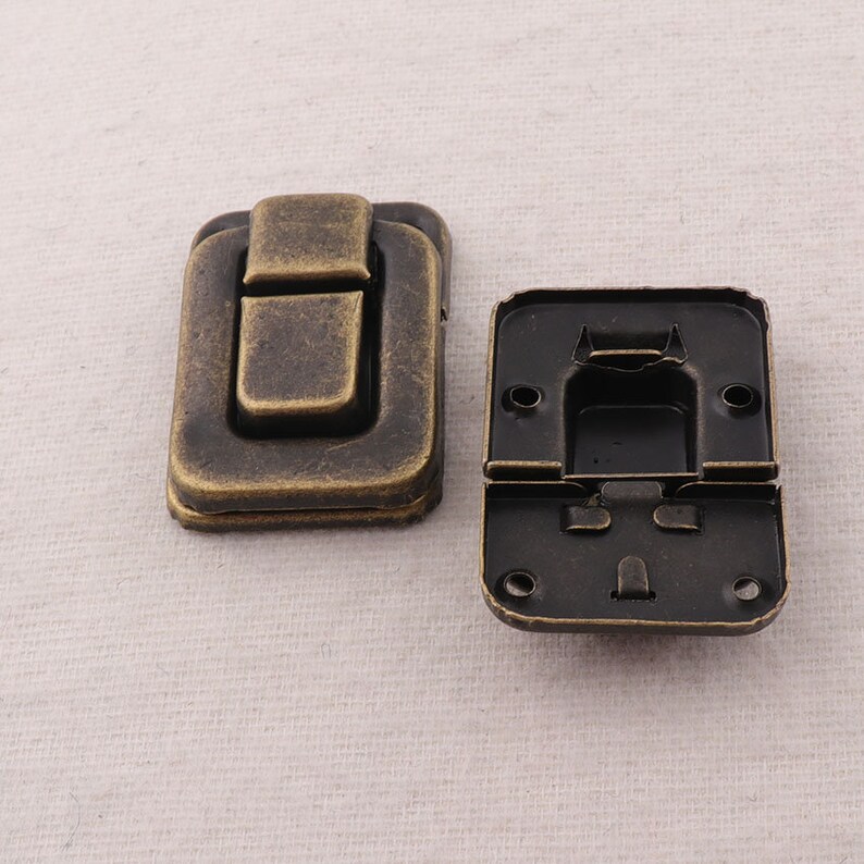FK4 1 Ancient Bronze Belt Buckle,Fasteners Set Strap Buckle Buckles Bag Luggage-2 sets