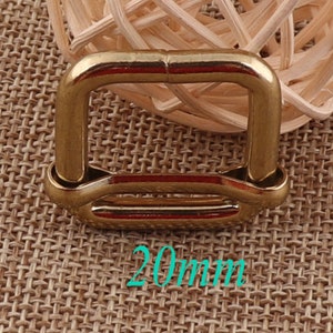 10 Schiebeschnallen, 20mm Bronze Gürtelschnalle, Schnallenverschluss, Taschengurte, Metall Geldbörse Schnallen, Handtasche(h13)