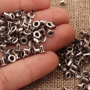 MINI Silver Eyelets 200PCS Metal Eyelets Grommets With Eyelets for Tags,sewing Eyelets Tunnels Canvas Eyelet bag Eyelets(ey350)