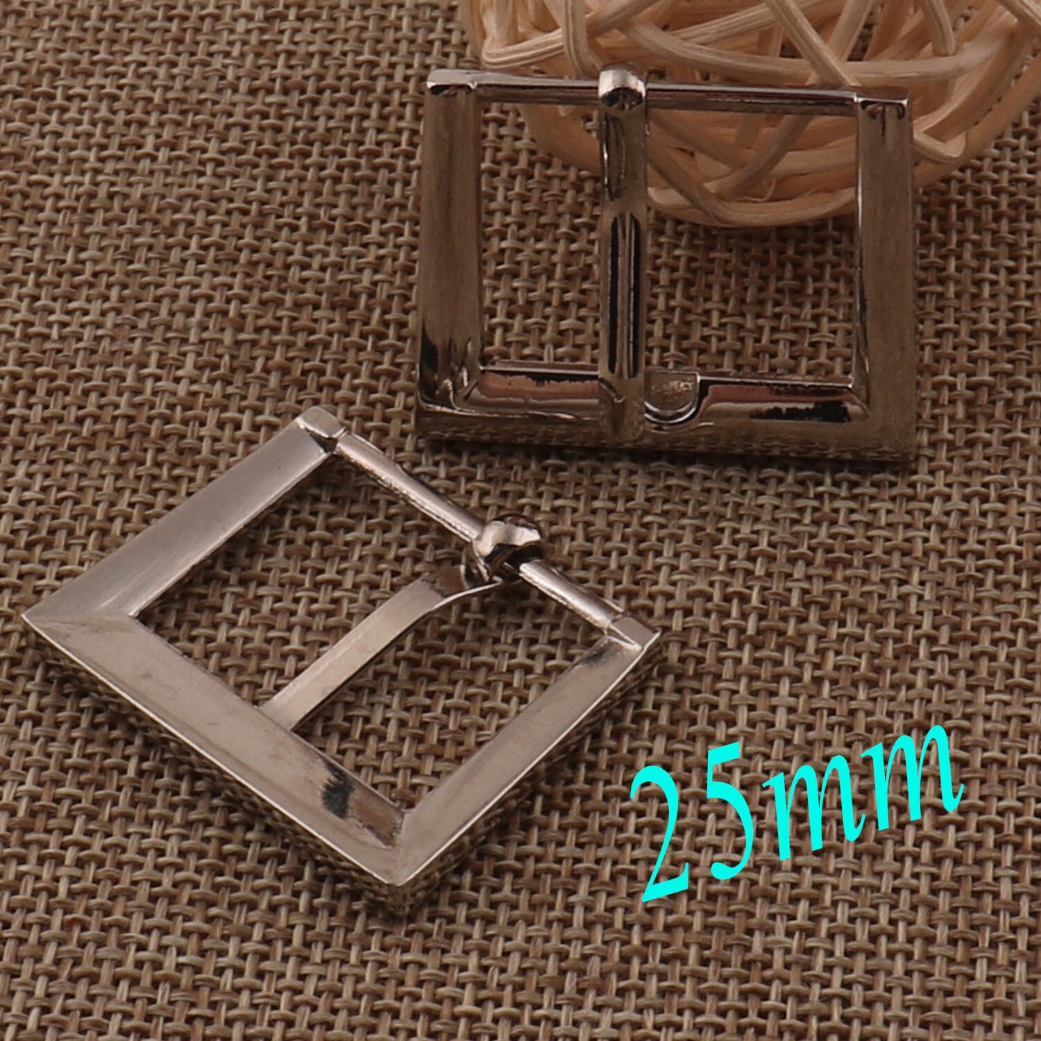 Square Buckle Without Spring 5 Pcs Silver Buckle ,center Bar Buckle,strap Buckle Fasteners Belt ...