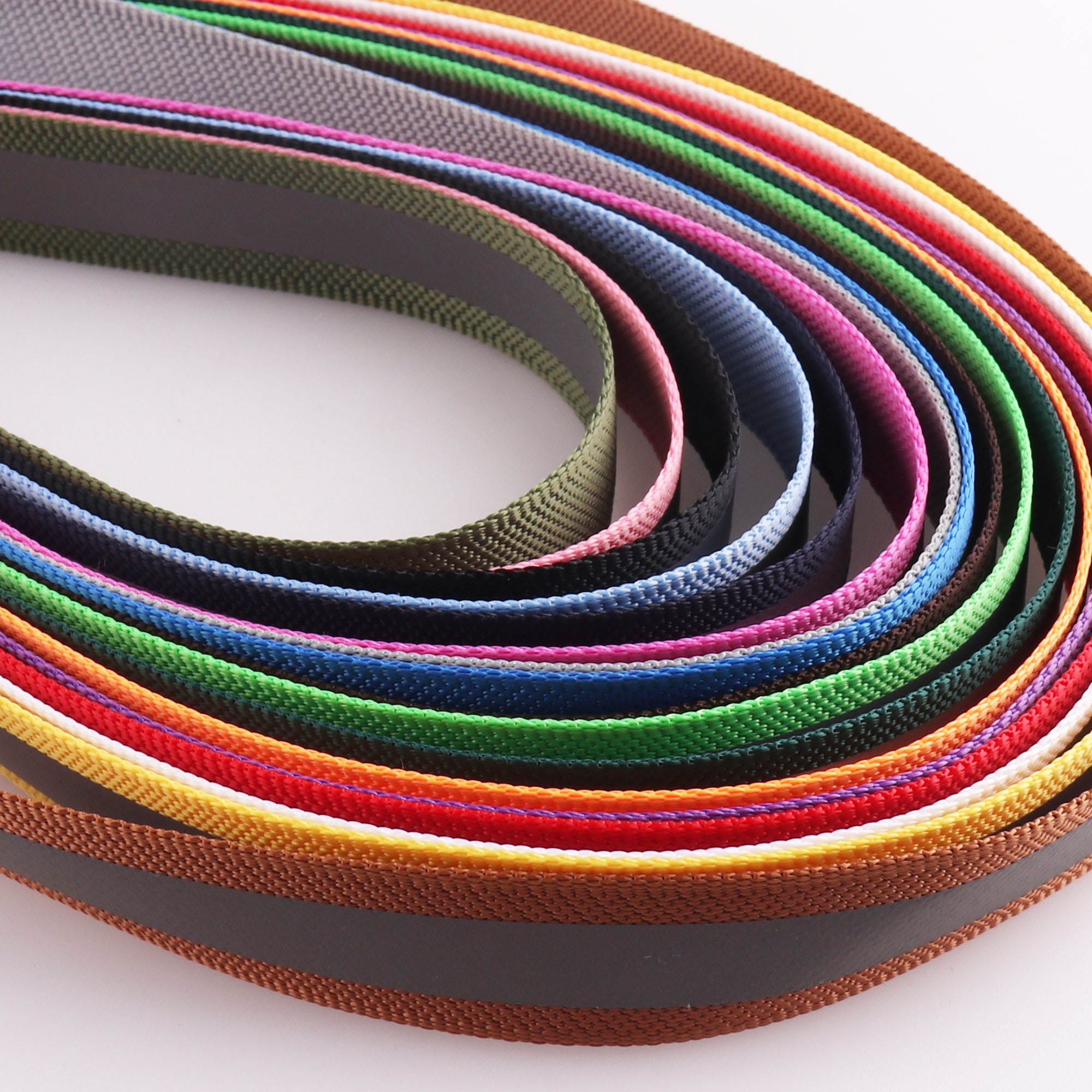 Polyester Webbing Ribbon 20mm Nylon Webbing,fluorescence Ribbon,17 Colors Polyester Webbing ...