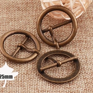 25mm Mittelsteg Schnallen, Antik Bronze Metall Schieber Schnalle Verstellbare Schnalle, Gurtversteller Gurtband Geldbörse Taschenschnallen (88)