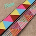 1.5" Colorful Webbing,soft Webbing Purse Strap Purse Bag,geometric ...