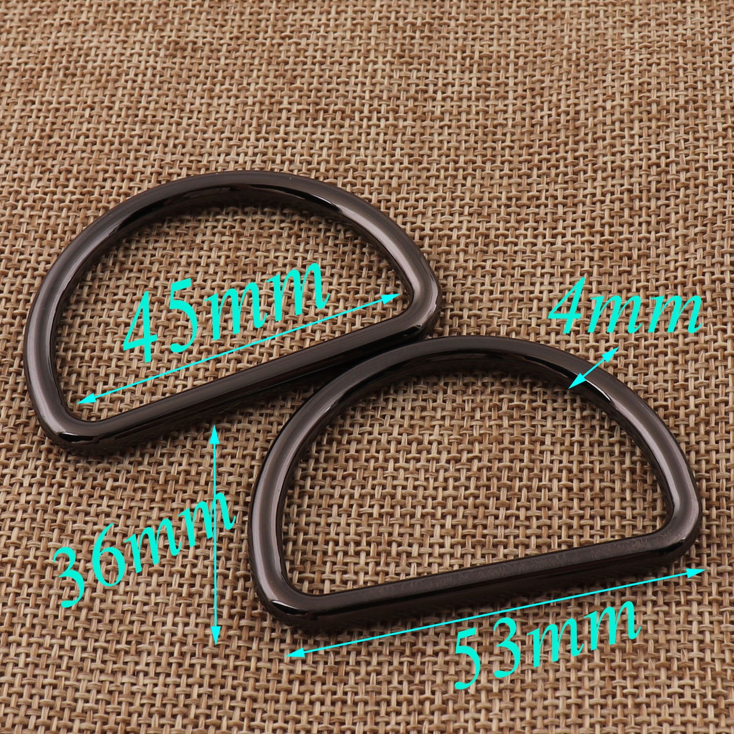 7/8 D-Ring Metal Buckle, A8028