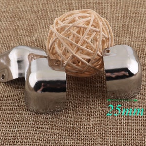 1-10 set metallhörnskydd, askhörn, 25 x 25 mm, silverhörn 4-pack, bildramshörn, smyckeskrinshörn, vinskrinshörn