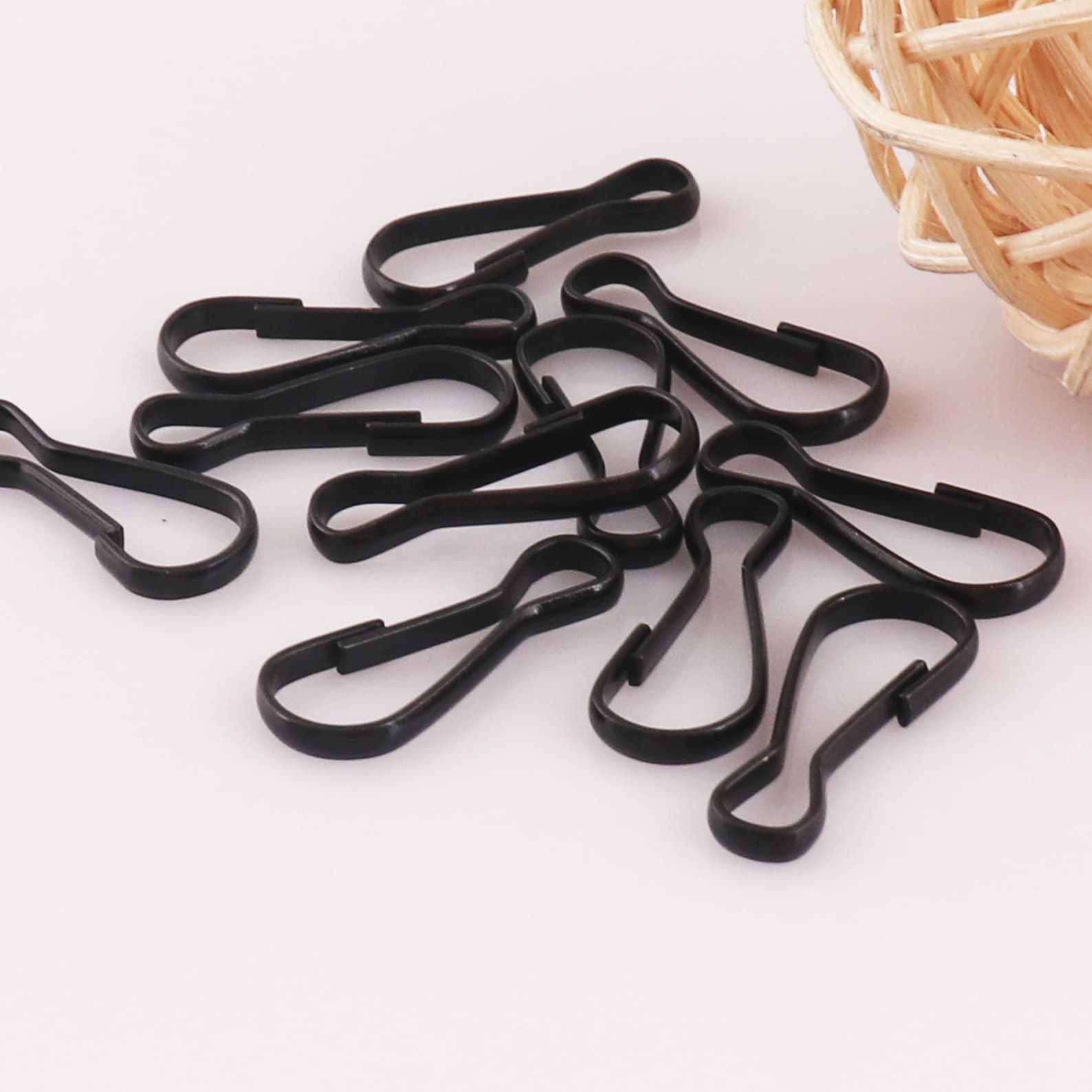100 PCS BLACK Lanyard Hookssprung Hooks Accessory Clipdiy Etsy UK