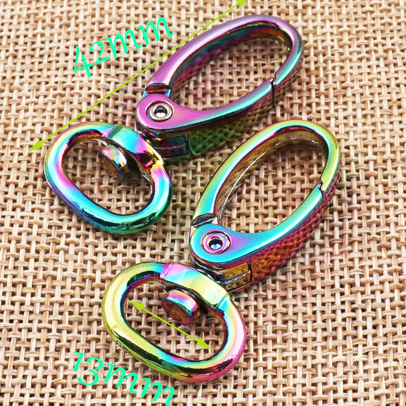 10 PCS Rainbow Lobster Swivel Claspsclasps Claws Hook Etsy