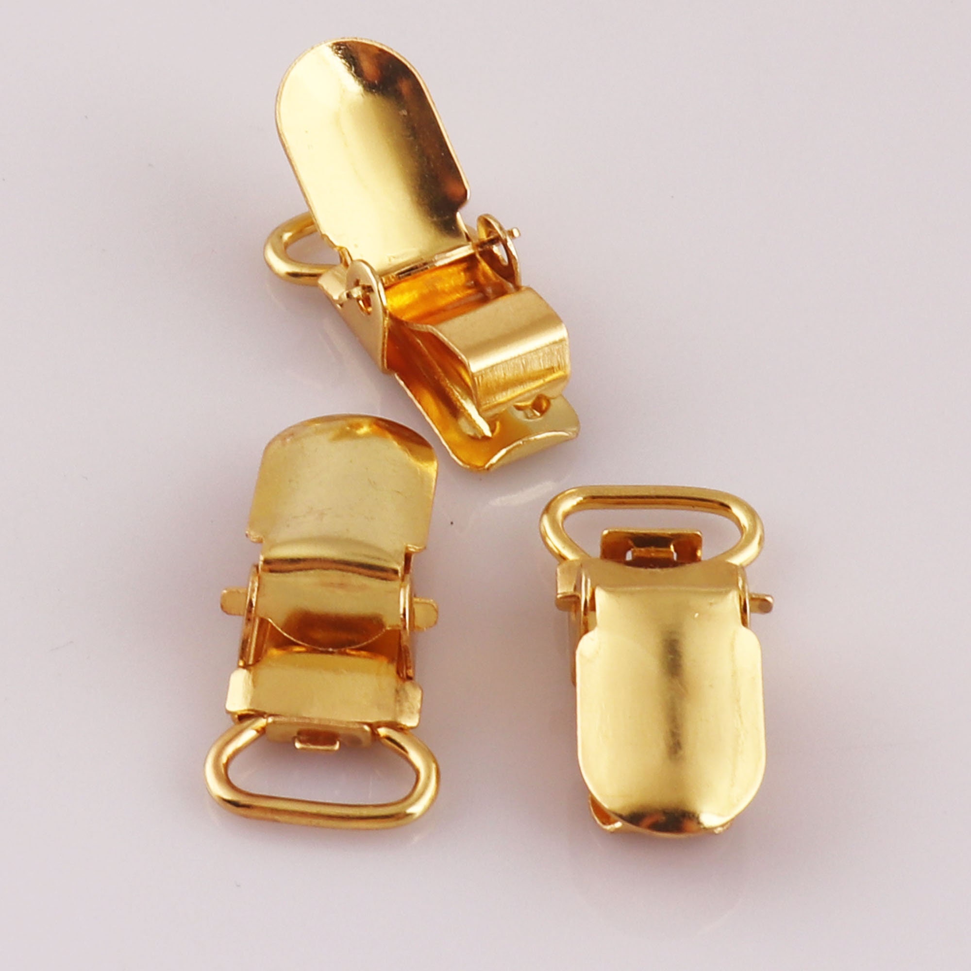 20 Pcs Gold MINI Suspender ClipsSuspenders Clips DIY Pacifier Etsy