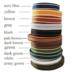Cotton Webbing 1 1/2&quot; webbing heavy duty 38mm nylon webbing striped bag strapping Purse Bag Purse Straps Leash 1 yard 3 yards 5 yards