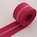 1 1/4" (32mm),thick Purple Red Striped Webbing Cotton Webbing Purse Key ...