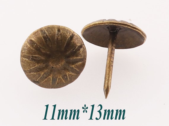 AWESOME BRONZE NAILHEAD STUDS & CRYSTALS! 6mm Bronze Antique Round Hotfix Studs - 100 PCS | eBay main image 3