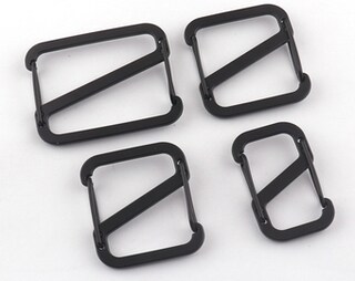 Sourcing Map 8 Fibbie A Rullo In Metallo, 25 Mm, Per Barra Di Regolazione Della Cinghia, Per Borse, Artigianato In Pelle, Colore: Nero Metallizzato, Nero Metallizzato, 25mm