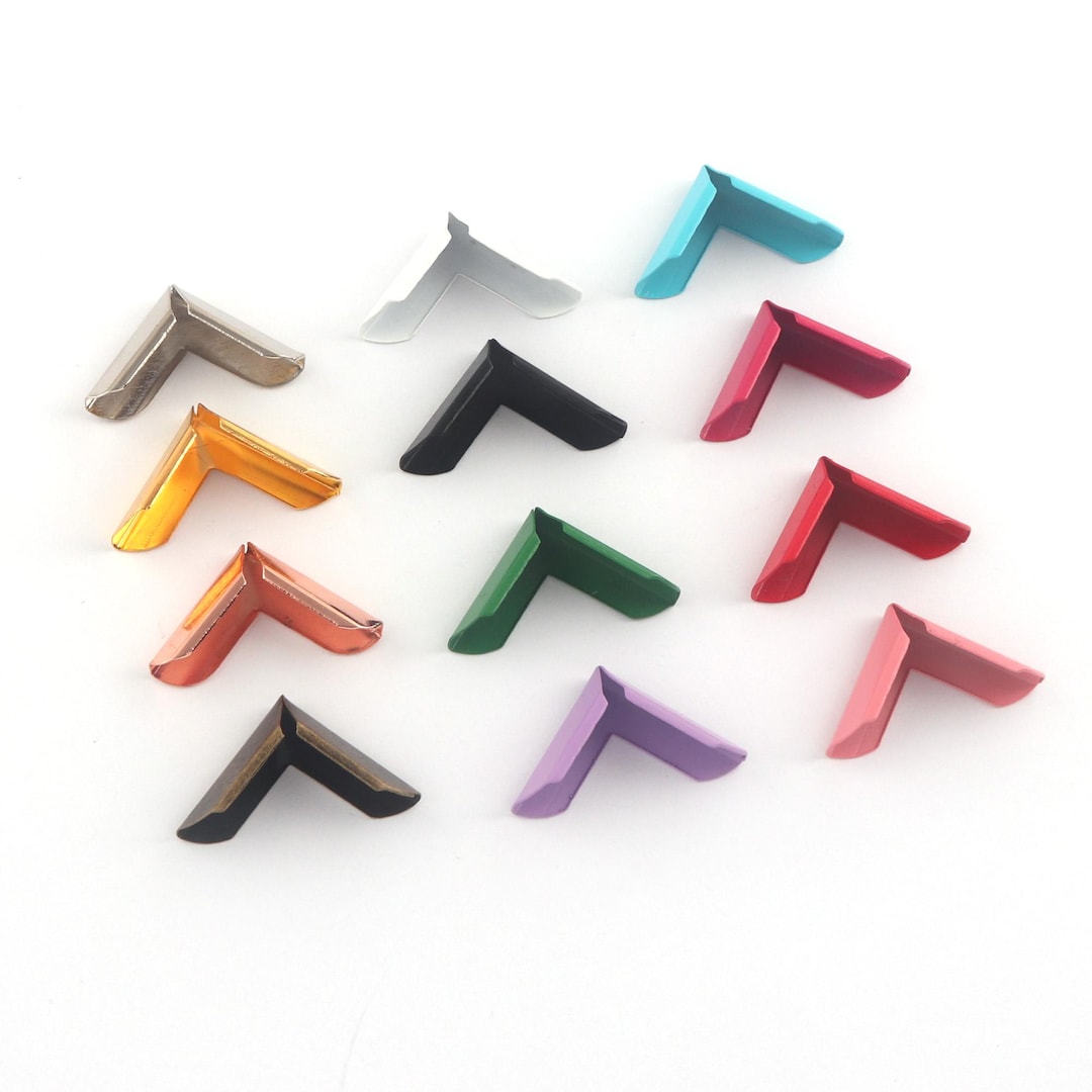 3/4'' (20mm) Colorful Book Corners Protectors Scrapbooking Albums ...