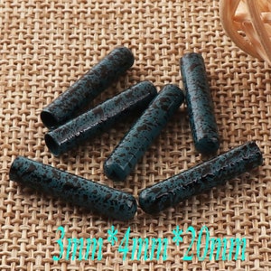 20 pcs Metal End Tips End Caps,rope end Connector Buckle Replacement DIY ,Craft Cord Locks Cord End Buckle Cap Rope Buckle-3mm(cr09)
