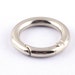 Silver Spring Gate Ring Metal Spring O Rings Clasps Purse O Ring Push ...