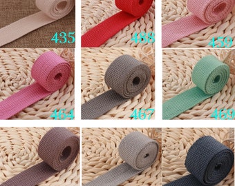 1" Cotton Webbing belt webbing,25mm colorful Key Fob Webbing,Bag Purse Webbing Keychain Soft Webbing,webbing strap dog collar Webbing