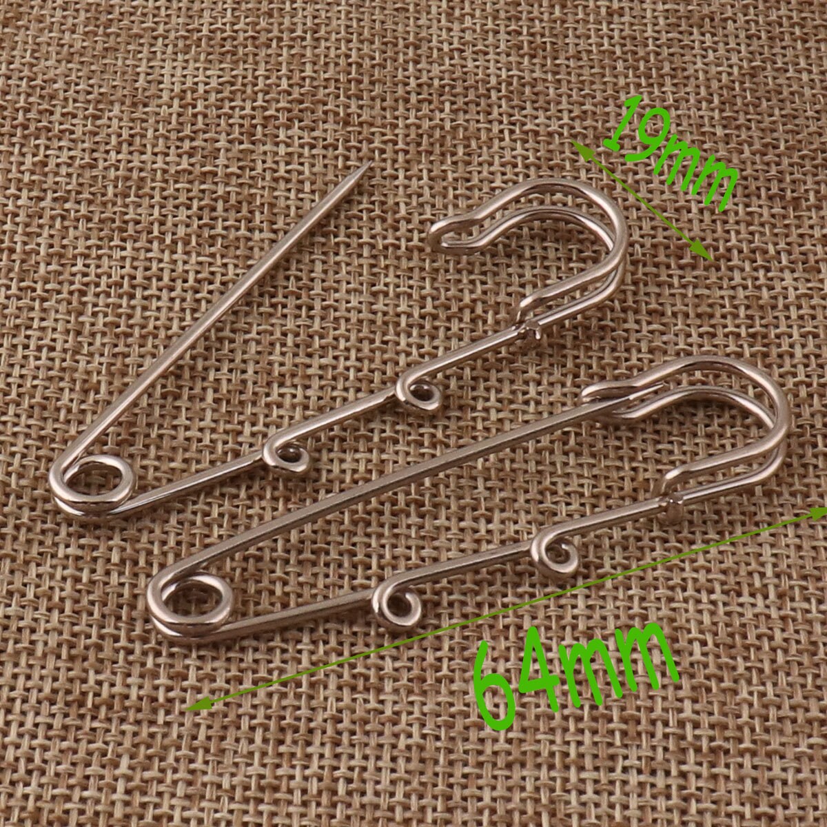 20 Safety Pins 2 3/865mmcraft Silver Safety Pin Brooch - Etsy