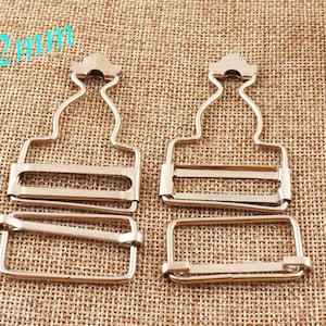8 Sets Silver Dungaree Buckles/Slide Buckles,Dungaree Clips Fasteners clips,Dungaree Aprons Overalls Workwear Buckle-1 1/4&quot;(32mm)(cb02)