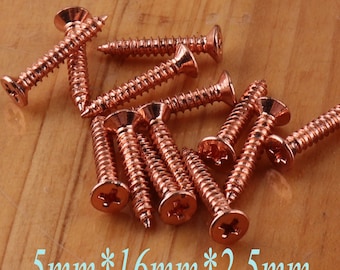 200PCS Screws, Rose Gold Screws,Bag Screws,Loop Screws,Plain Screws,Extra Screws,Handle Screws ,Door Handle Screw,Drawer Handle Screws(Is00)