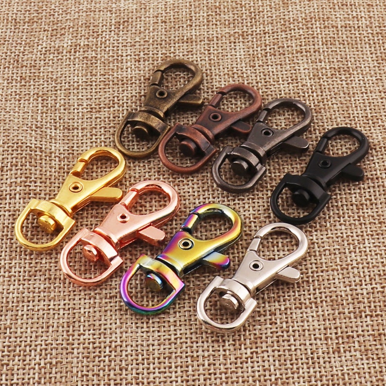 Rainbow Lobster Swivel Clasps Bulk Charms for Findings Etsy