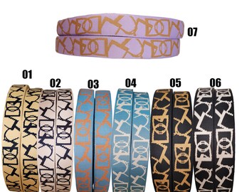 Fettuccia in cotone 1 1/2" fettuccia 6 iarde 38mm fettuccia in nylon a righe reggetta per borsetta borsa cinghie per borsa guinzaglio