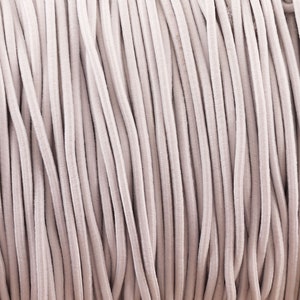 2mm White Craft Metallic Elastic Cord,10-50 YARDS Decorative Gift Wrap Cord,Stretch Metallic Elastic Thread Drawcord Round Drawstring(rp04)