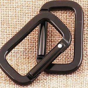 2 &quot;Aluminium Caribeener Keychain Aluminium Karabiner Rechteckige Ring Schnalle Caribeener Clips pring Karabinerhaken für Keychain Clip 4PCS