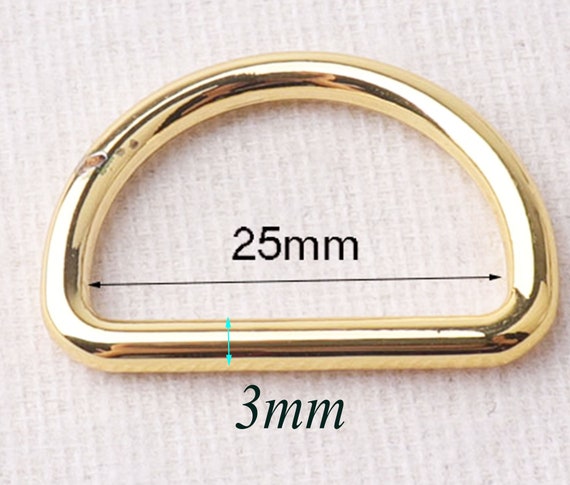 10 Pezzi Di Anello A D In Metallo Resistente E Resistente, Fibbia Ad - Foto 3