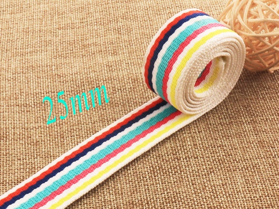 Micoshop Nastro Di Cotone Per Borse E Craft – 10 Metri, Larghezza 25 Mm, Colore Giallo, Tessuto Resistente Per Fibbie E Cinghie