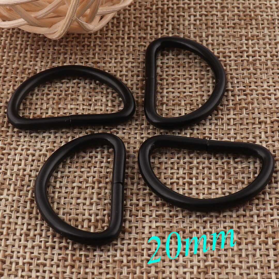 Black D Ring Purse Handles 30 Pcs D Rings D Ring Beltwebbing Etsy