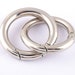 Silver Spring Gate Ring Metal Spring O Rings Clasps Purse O Ring Push ...