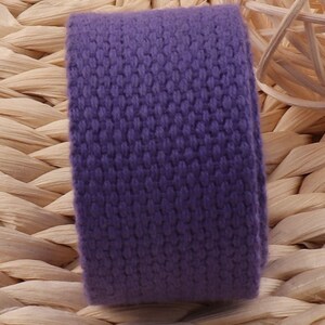 Purple Webbing,1 inch Webbing,Cotton Webbing,Key Fob Webbing,Webbing By The Yard,Bag Purse,Webbing Keychain,Soft Webbing,Trim(WB585)