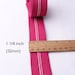 1 1/4" (32mm),thick Purple Red Striped Webbing Cotton Webbing Purse Key ...
