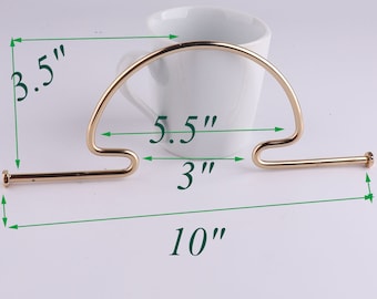 10"*3.5" Gold Bag Frames,Metal Frame,Purse Frame Supply,Purse Making Supplies,Purse Frame,Bag Purse,Frame Clasp,Wallet Frame