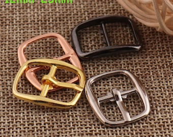 30-100 Silver/Gold/Rose Gold/Gunmetal Strap Buckle,Shoe buckle,Fasteners Belt Buckle Square Center Bar Buckles Straps 1/2&quot;(12mm)(Sb102)
